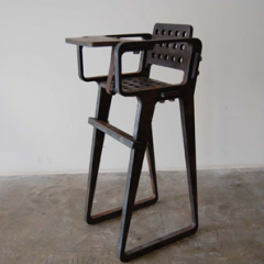 Flame Cut Series High Chair by Tom Dixon  2008
